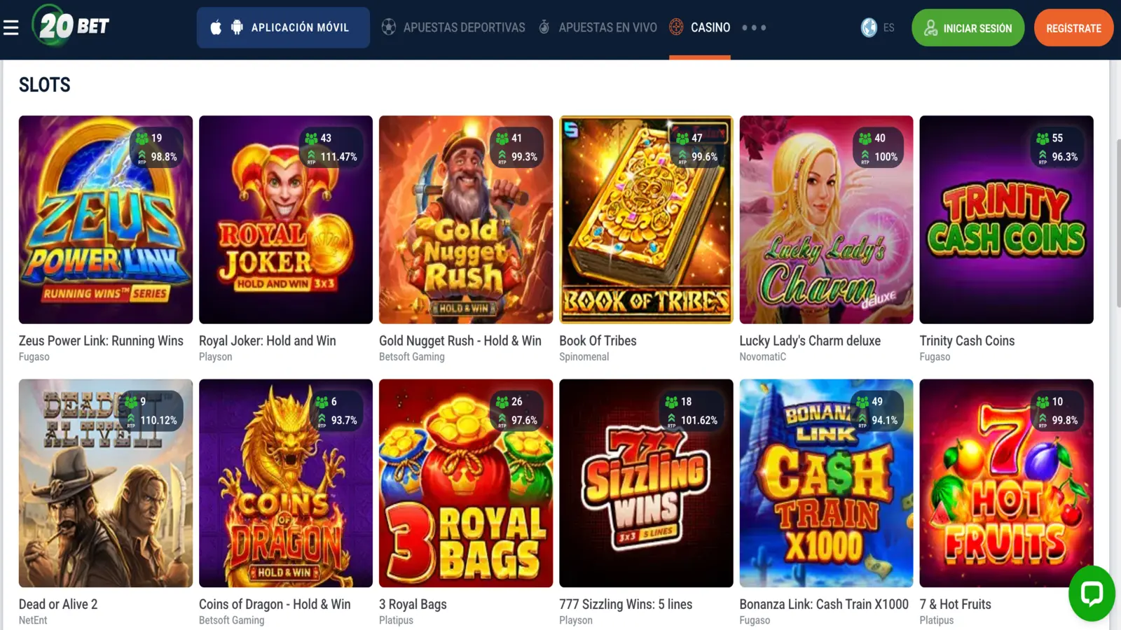 20Bet Slots