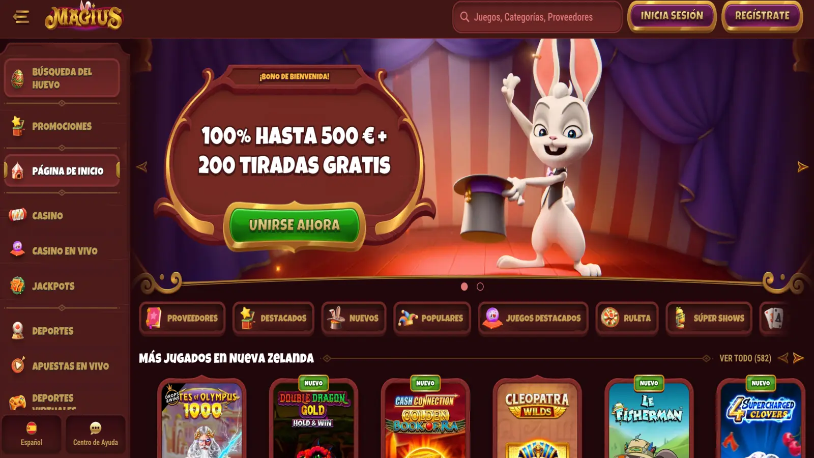Magius Página principal